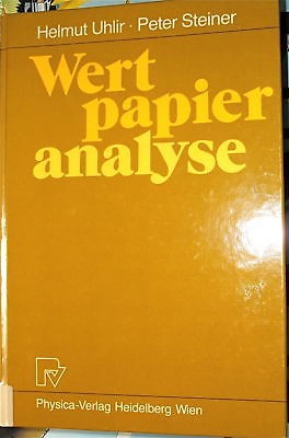 Wertpapieranalyse Helmut Uhlir - Peter Steiner 1986 GA4