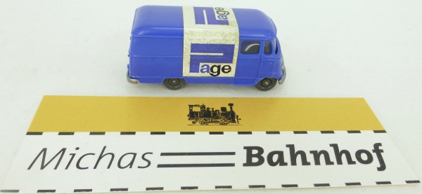 PAGE L 319 Mercedes blau L319 Werbemodell Wiking H0 1:87 GC1 å *