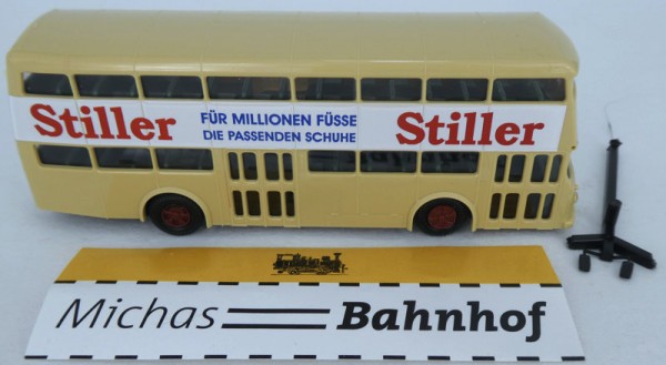 Stiller Schuhe Doppeldecker DE Büssing Bus Berlin BVG Omnibus H0 å