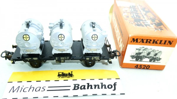 Märklin 4520 Behältertragwagen Bayer DB H0 1:87 OVP HD2 å