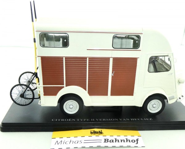 Citroen Type H van Heuliez Version HY beige Ixo Hachette Diecast 1:24 GB1 µ