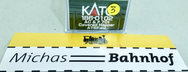 Kato 186-0102 AC&F 70t covered Hopper ATSF #2 N 1:160 OVP #3 HR2 å