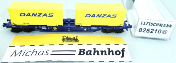 Fleischmann 825210 ÖBB Danzas Sgns Containertragwagen EpVI 1:160 OVP Neu HQ2 µ