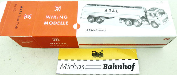 Wiking 801 Aral Tankzug Karton leer H0 1:87 LA5 å
