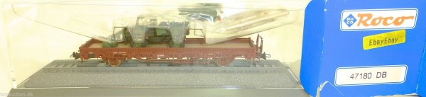 Rungenwagen DB mit BW Unimog Roco 47180 H0 1:87 OVP #KC4 å