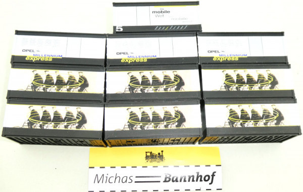 Opel Millennium Container 10 Stück Roco 1:87 H0 LD2 å
