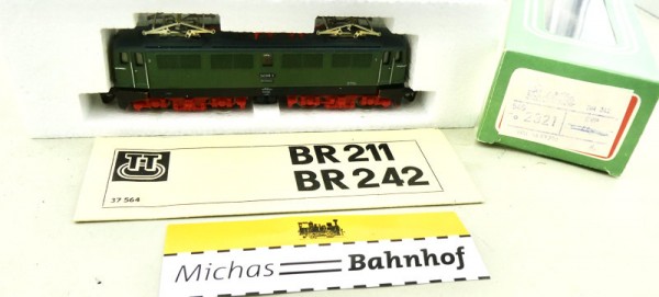 BTTB E 242 Ellok grün Art.2321 DDR OVP TT 1:120 KA3 å