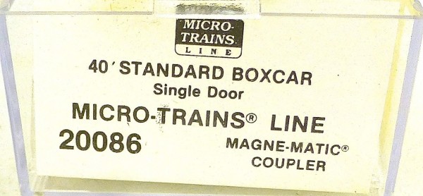40´ St Boxcar MTL 1991 Werbewagen Micro Trains Line 20086 N 1:160 D å *