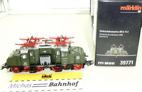 Märklin 39771 BR E 71.1 Ellok Insider Max digital Sound H0 1:87 OVP HS2 å