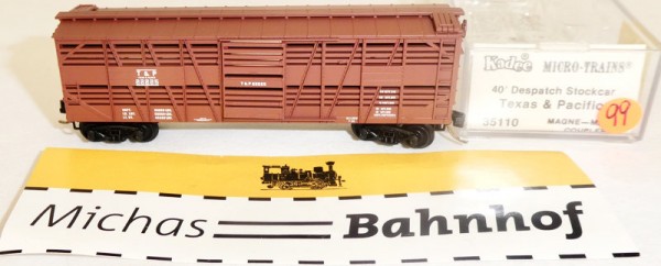 Texas &amp; Pacific T&amp;P 22225 40´ Despatch Micro Trains Line 35110 N 1:160 Ω99 å
