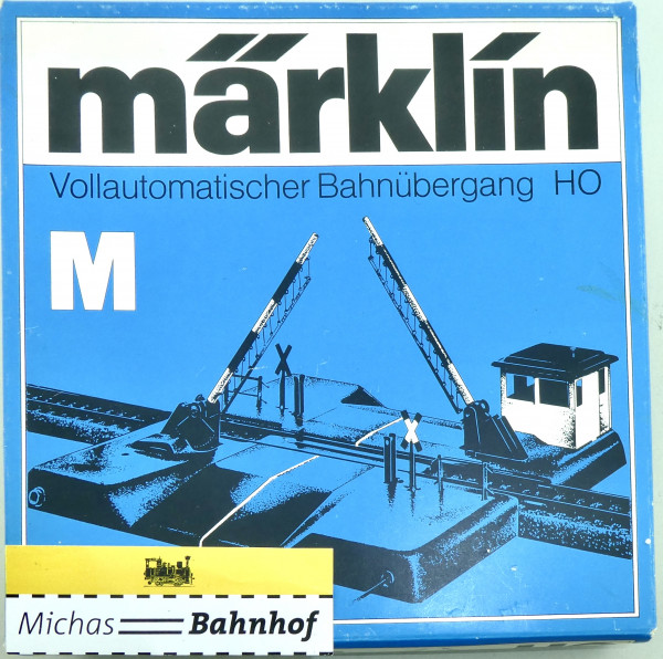 Märklin 7192 Vollautomatischer Bahnübergang Blech M-Gleis OVP H0 1:87 KA3 å