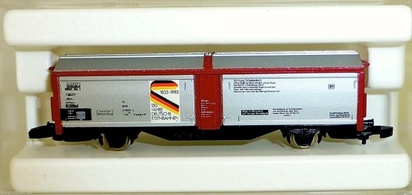 150 Jahre Deutsche Eisenbahnen Schiebewandwagen Märklin Spur Z 1:220