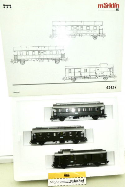 Märklin 43137 Donnerbüchsen Wagen-Set H0 1:87 OVP HD1 å
