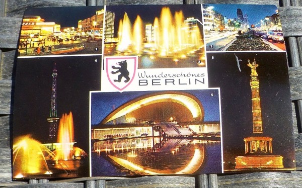 Wunderschönes Berlin Ansichtskarte 50er 60er Jahre KRÜGER 921/57 89 å *