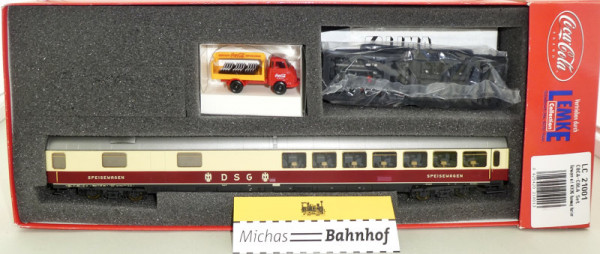 Lemke LC21001 Coca Cola Barwagen WIKING Hanomag Kurier H0 1:87 OVP HC6 å