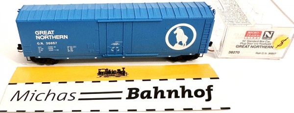Micro Trains Line 38270 50’ Box Car Plug Door Great Northern N 1:160 ¥$ å