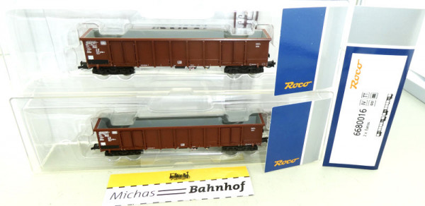 Roco 6680016 Offene Güterwagen DB Ep4 TT 1:120 neu OVP HL1 µ