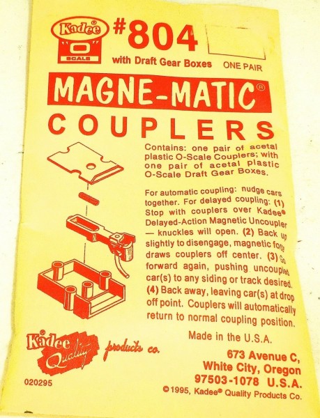 KADEE 804 Magne Matic Couplers H0 1:87 å *
