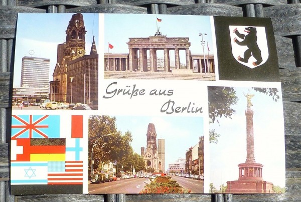Grüße aus Berlin Ansichtskarte 50er 60er Jahre PfB 26 74 å *