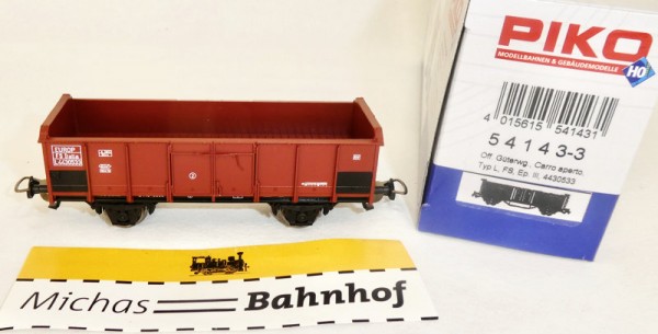 Offener Güterwagen L FS 4430533 Ep3 Piko 54143-3 H0 1:87 NEU OVP HV2 µ