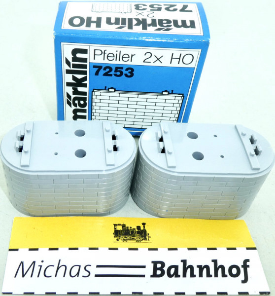 Märklin 7253 Pfeiler 2x K+ M Gleis H0 1:87 HE3 å
