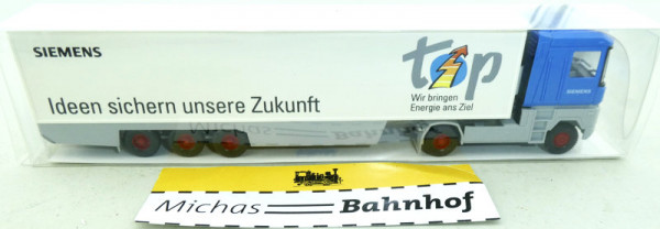 Wiking Siemens Ideen sichern unsere Zukunft LKW Werbemodell H0 1:87 HS3 å