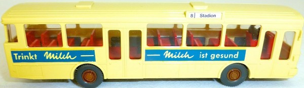 8 Stadion Trinkt Milch JEDENTAG MB o305 GESUPERT aus WIKING Bus H0 1:87 GD4 å *