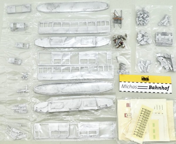 TED BED 52 BVG Berliner Straßenbahn + Beiwagen Bausatz ungebaut H0 1:87 KA5 å