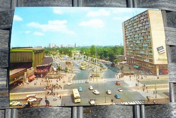 Am Bahnhof Zoo Berlin Ansichtskarte 50er 60er Jahre KRÜGER 921/64 91 å *