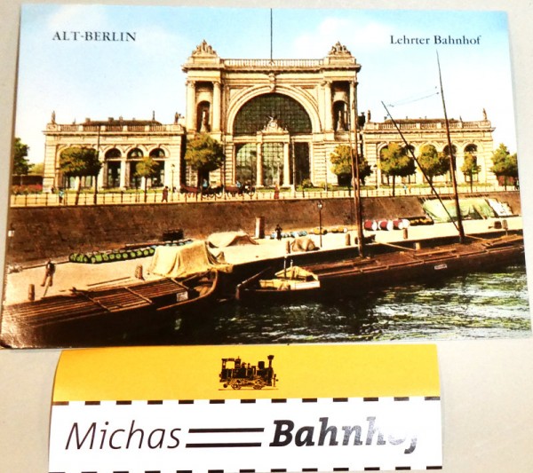 Lehrter Bahnhof Berlin alte Ansichtskarte 50er Jahre 139 å