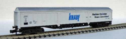 Knauf Großraum Güterwagen Fleischmann 8384 K NEU 1:160 N HS6 µ *