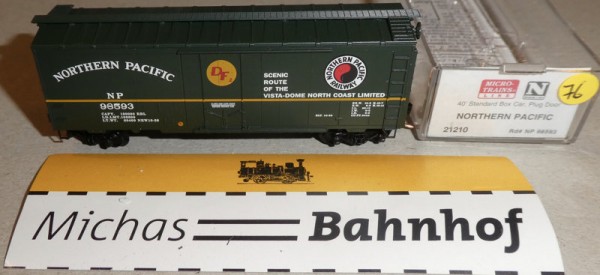 Northern Pacific NP 98593 40´ St Boxcar Micro Trains Line 21210 N 1:160 Ä76 å