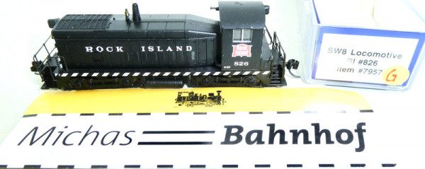 Life Like 7957 SW8 Locomotive RI #826 1:160 OVP #G LB2 å
