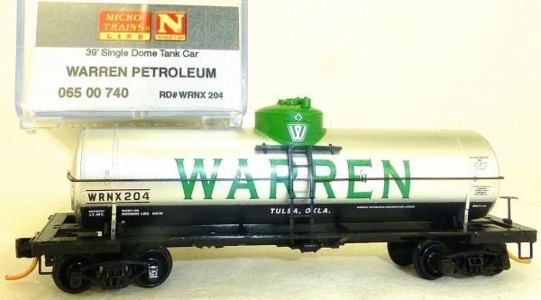 Warren Petrol Single Dome Tank Car Microtrains Line 065 00 740 N 1:160 HV3 å*