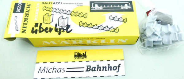 Märklin 0225 Inneneinrichtung Bänke H0 1:87 OVP HR4 å