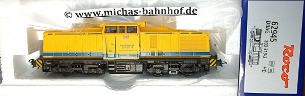 203 Diesel ex BR 114 DR Deutsche Bahnbau DBAG Roco 62945 H0 1:87 NEU DSS HM1µ *