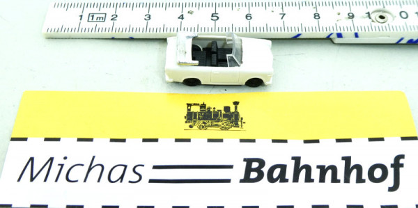 Trabbi Trabant Modellauto Cabrio weiß-grau Cabriolet TT 1:120 HS5 å