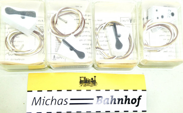 4x Fleischmann 6900 Weichenschalter Gleisbildstellwerk OVP B2B2 å