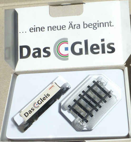 1996 Spielwarenmesse 61 Jahre C Gleis Märklin Spur Z 1:220 OVP #LJ5 å