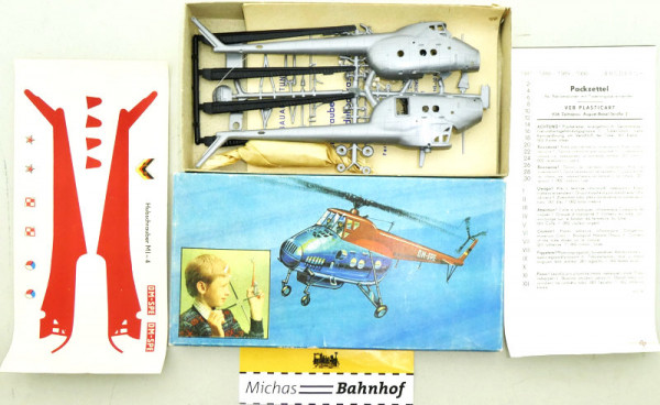 Plasticart 15831 MI-4 Hubschrauber Bausatz VEB OVP HU4 å