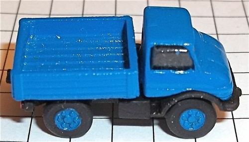 UNIMOG Mercedes THW Kabeltransport Kleinserie 1/160