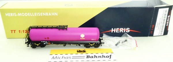 Heris 80067 Minol Kesselwagen pink DR EpIV TT 1:120 NEU OVP HL1 å
