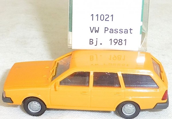 VW Passat leuchtorange Bj 1981 IMU EUROMODELL 11021 H0 1/87 OVP # LL1 å