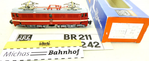 BTTB E 211 Ellok 2322 rot DDR OVP TT 1:120 LC2 å