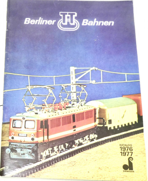 Berliner TT Bahnen BTTB KATALOG 1976 1977 1:87 Lj3 å