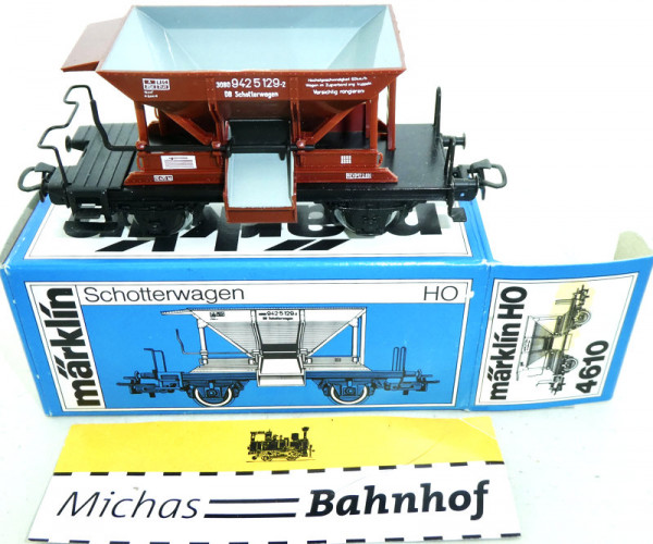Märklin 4610 Schotterwagen Original-Karton H0 1:87 OVP GA2 å
