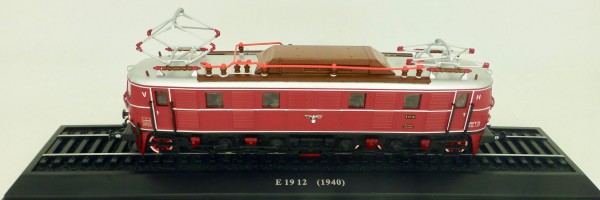 Elektrolok E 19 12 DRG (1940) H0 1:87 Standmodell auf Sockel Atlas 7153105 LIH µ