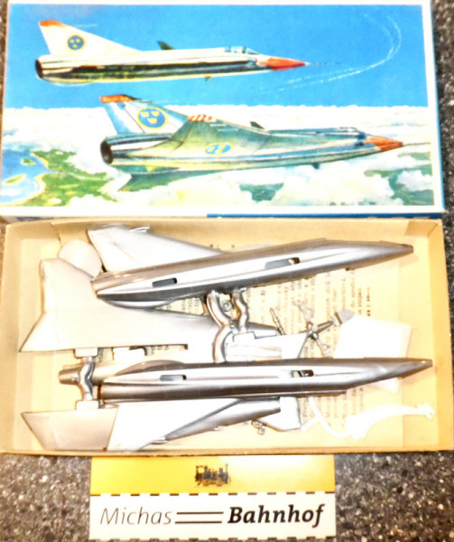 Plasticart Saab J-35 Draken 1:100 Bausatz VEB OVP HT0 å