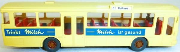 9 Rathaus Trinkt Milch JEDENTAG MB o305 GESUPERT aus WIKING Bus H0 1:87 GD4 å *