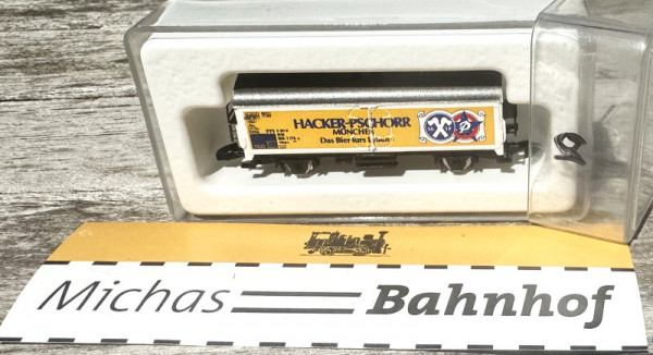 Märklin HACKER-PSCHORR MÜNCHEN mini club Werbemodell Spur Z 1:220 #01 LG4 å